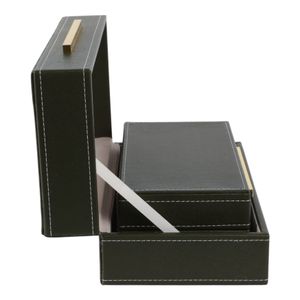 ROCKGROVE SET OF 2 GREEN BOXES 5 (IN) 4