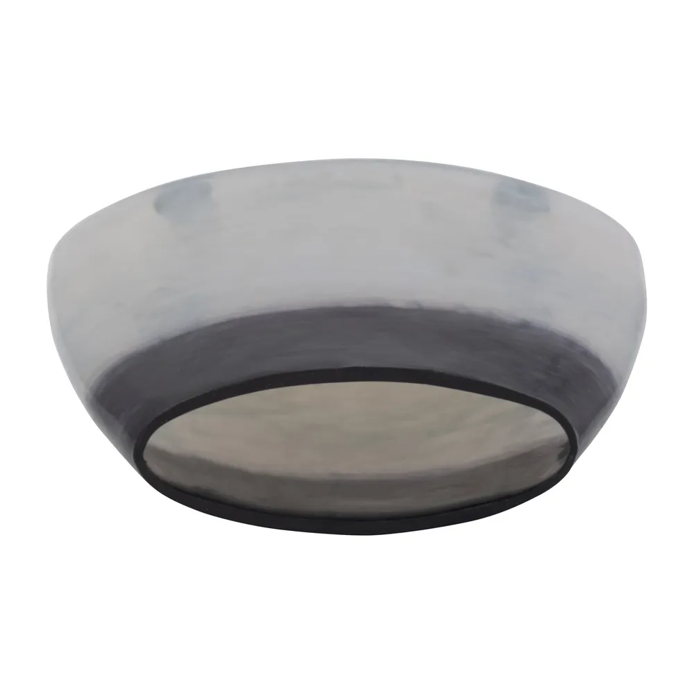 BISHOPFIELD BLUE GLASS VASE 8 (IN)
