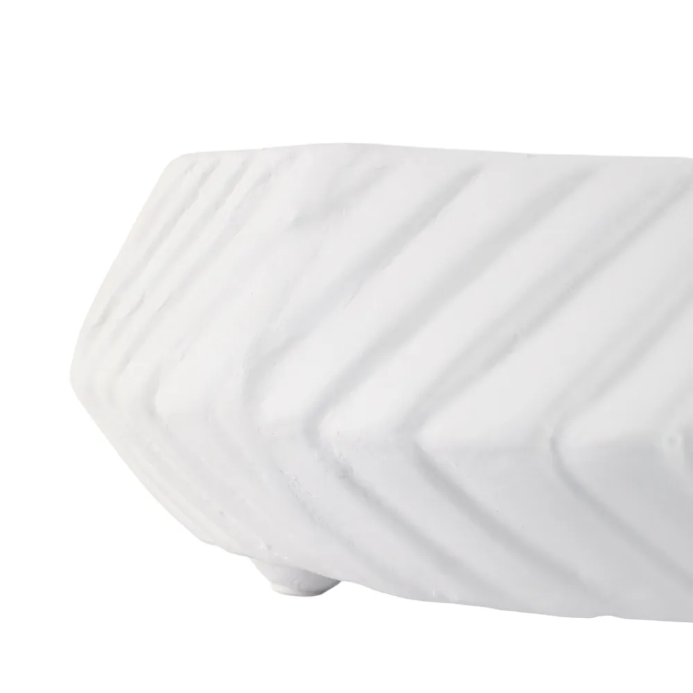GILBERTRUN SET OF 2 WHITE BOWLS 6 (IN)
