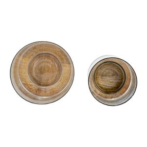 CELIASIDE SET OF 2 CLEAR HURRICANE 11 (IN) 5