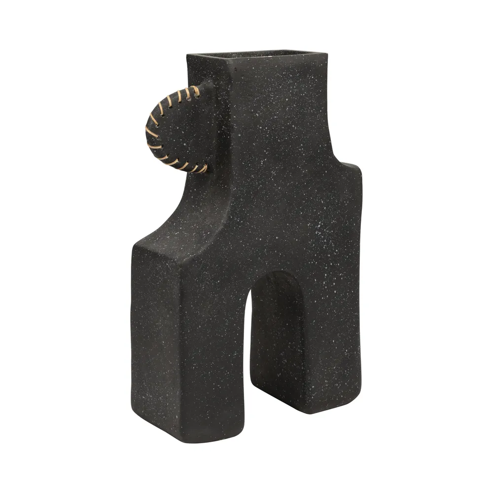 PAXTONWELL BLACK VASE 19 (IN)