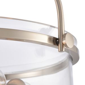 Wentworth 17'' Wide 3-Light Semi Flush Mount - Brushed Nickel 5