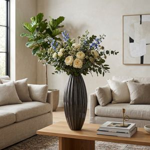 TILTONRIDGE BLACK VASE 25 (IN) 12