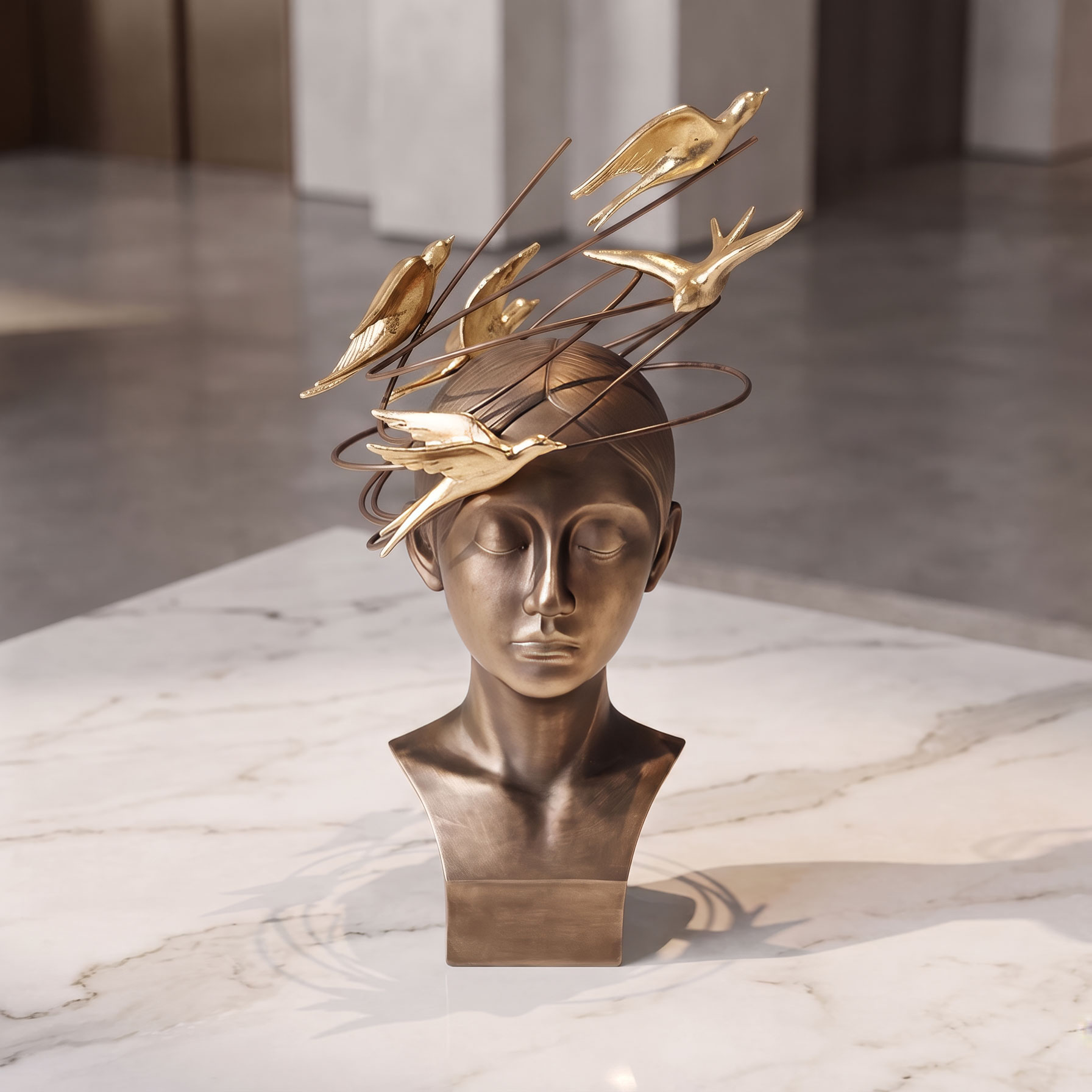 Flight of Thought Bronze