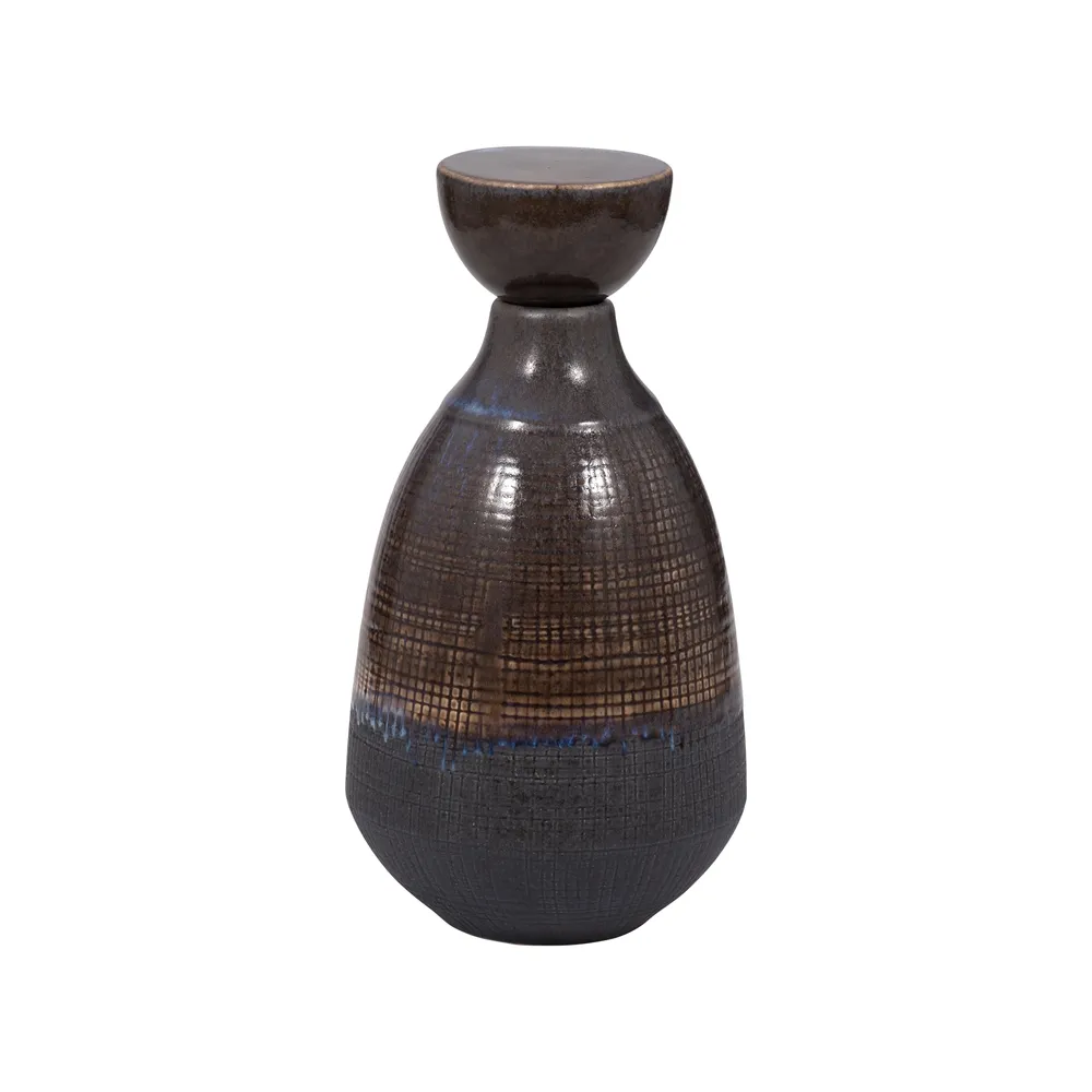 CARLINFIELD BROWN VASE 12 (IN)