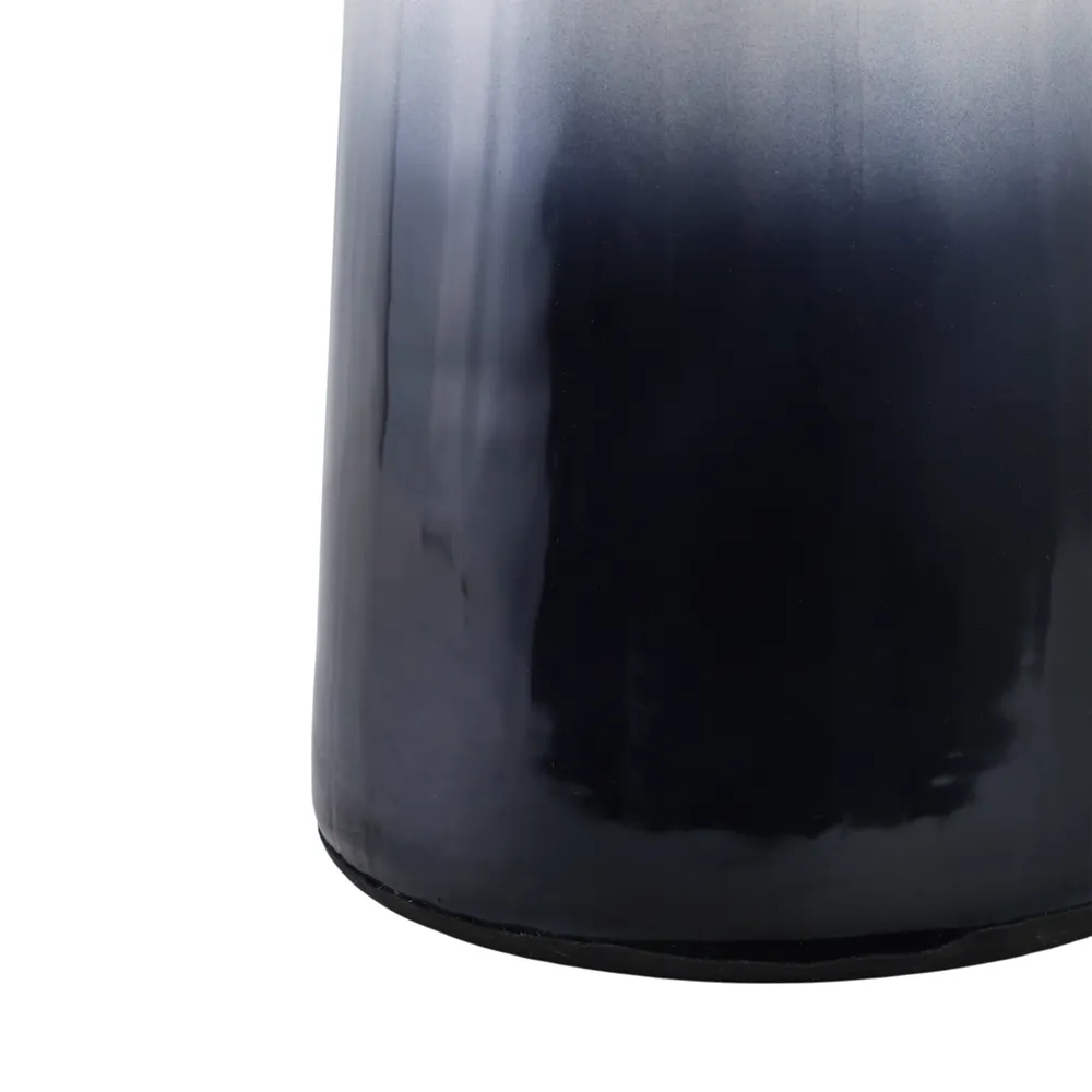 HADLEYHAM BLUE GLASS VASE 23 (IN)