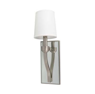 Roule Mirror 17″ High 1-Light Sconce - Brushed Nickel