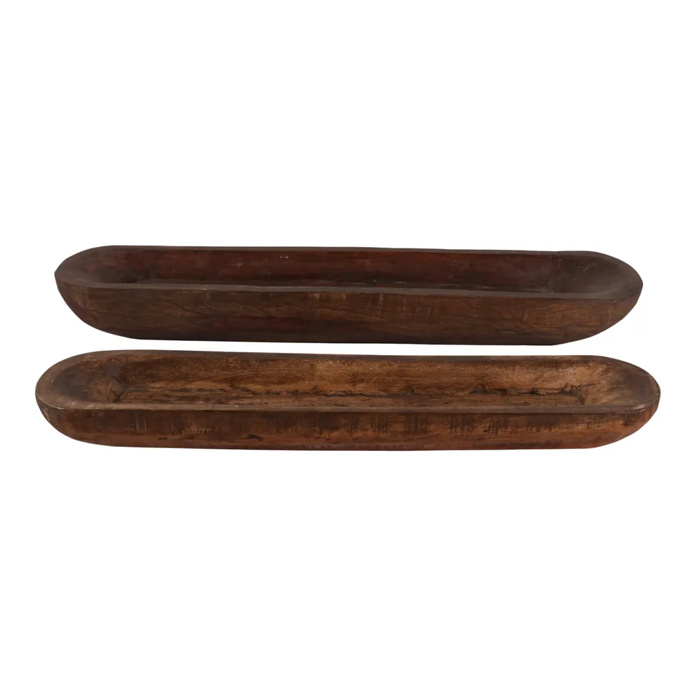 EMORYDALE SET OF 2 BROWN BOWLS 4 (IN)