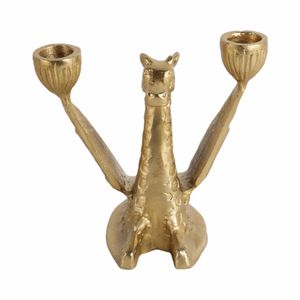 JORDANCREST GOLD CANDLE HOLDER 6 (IN) 1