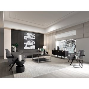 BARNETWIND SET OF 2 BLACK TABLE 23 (IN) 11