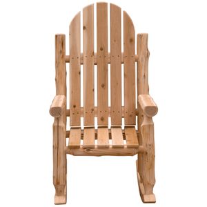 Voyageur Adirondack Rocking Chair - Unfinished/Unassembled 3