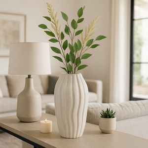 LINTONHAM IVORY VASE 14 (IN) 13