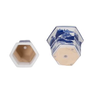 GREERWELL SET OF 2 BLUE PLANTER 6 (IN) 7