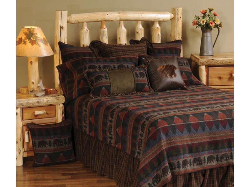 Cabin Bear - Euro Sham - 26x26 thumbnail