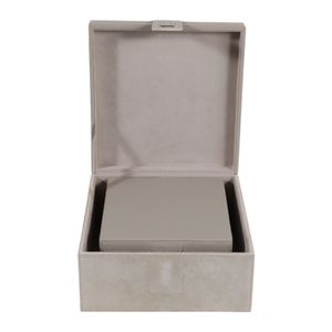 BENTONBEACH SET OF 2 IVORY BOXES 5 (IN) 6