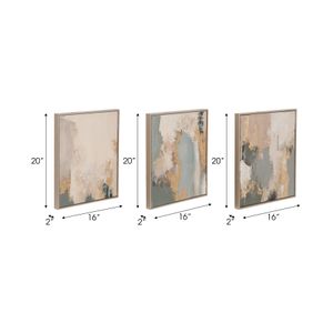 BRADENHAVEN SET OF 6 TAN ART 20 (IN) 8