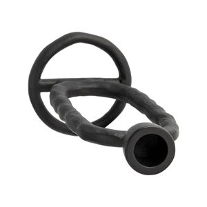 SHELTONRUN BLACK CANDLE HOLDER 8 (IN) 7