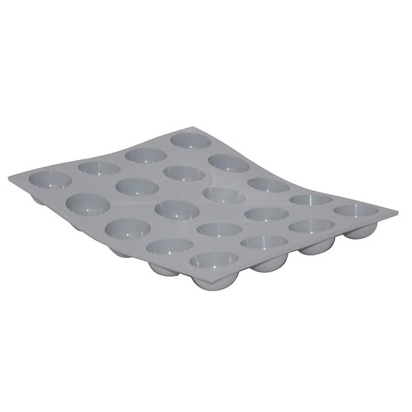 DEBUYER ELASTOMOULE, Hemispherical Mini Tray 20, Silicone