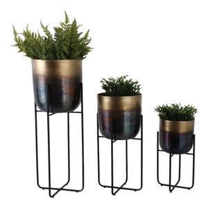 FINCHBROOK SET OF 3 GOLD PLANTER 27 (IN) 3