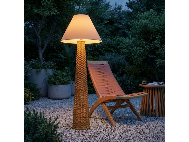 Palmia Solar Floor Lamp Natural 2