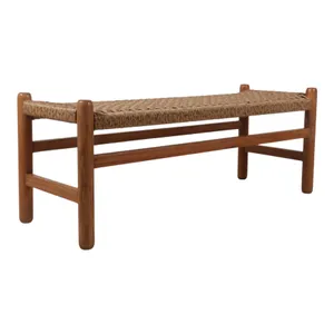 RAMONATON SET OF 2 TAN BENCHES 18 (IN) 8