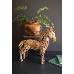 Teakwood Horse Sculpture 1