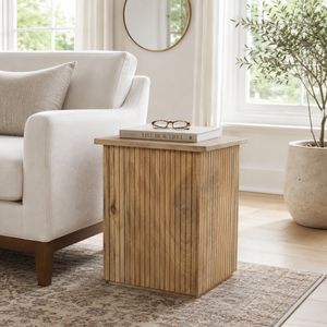 LOCHROSE BROWN TABLE 20 (IN) 12