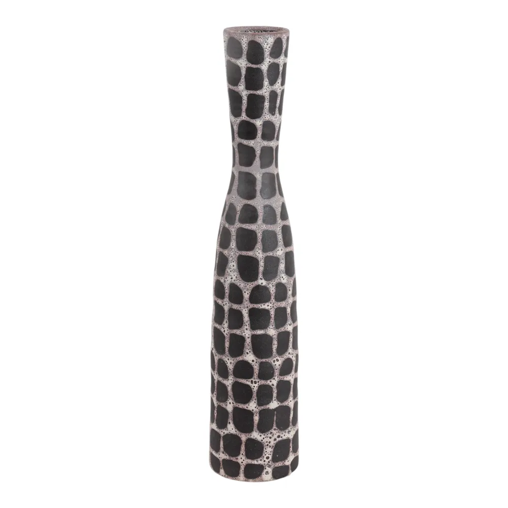 GAINES BLACK VASE 25 (IN)