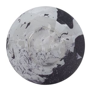 LEONASTONE WHITE GLASS VASE 11 (IN) 7