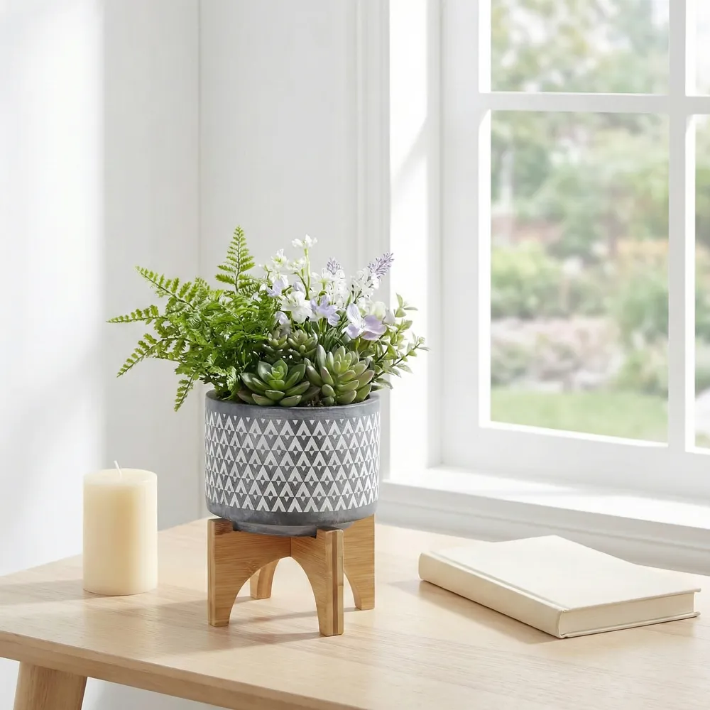 LYNNMILL GRAY PLANTER 6 (IN)