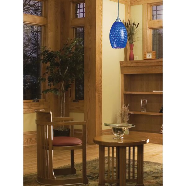 Mulinello 6'' Wide 1-Light Mini Pendant - Satin Nickel