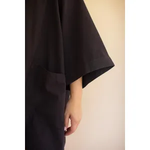 Short Kimono with Front Pockets / Midnight 3
