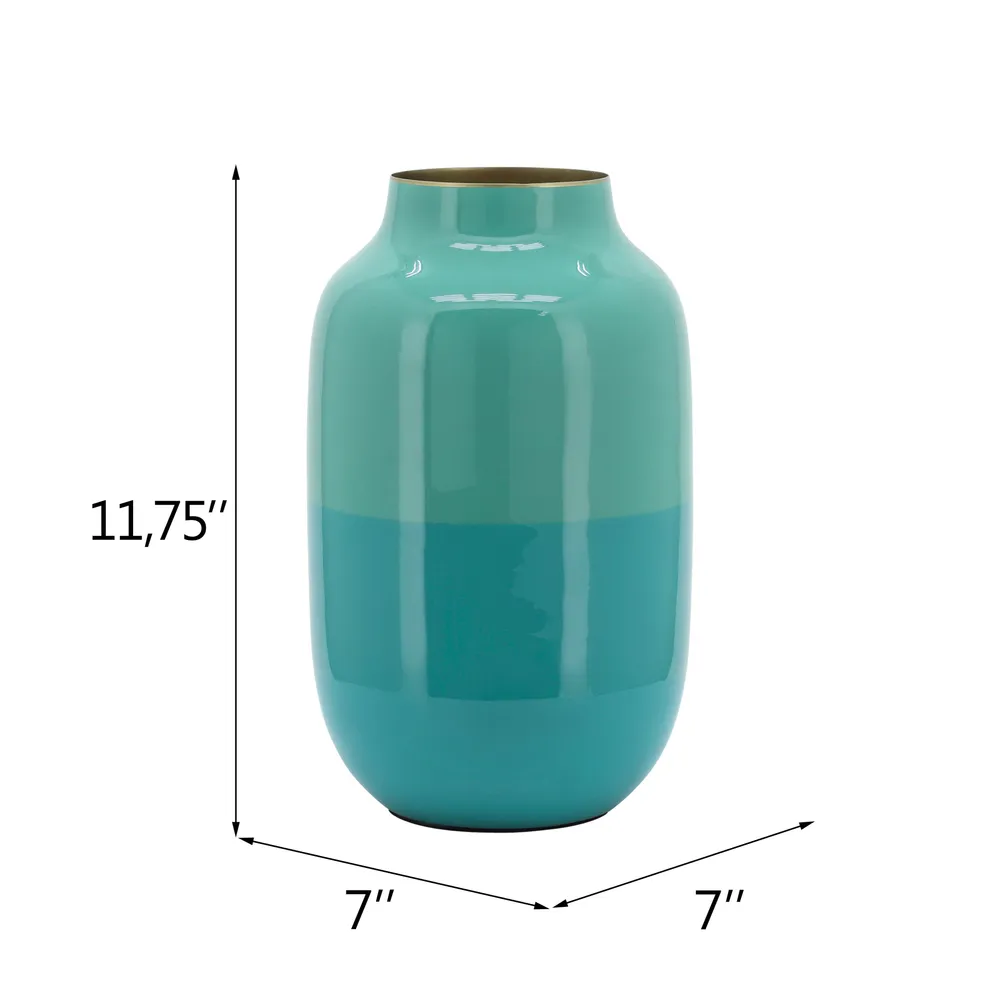 HELENAGROVE GREEN VASE 12 (IN)