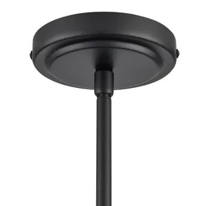 Boman 23'' Wide 3-Light Chandelier - Matte Black 7