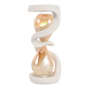 TESSSIDE WHITE HOURGLASS 13 (IN) 5