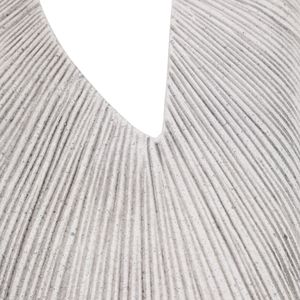 LANEMORE SET OF 2 WHITE WALL SCULPTURES 30 (IN) 5