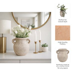 TARAPARK IVORY VASE 12 (IN) 10
