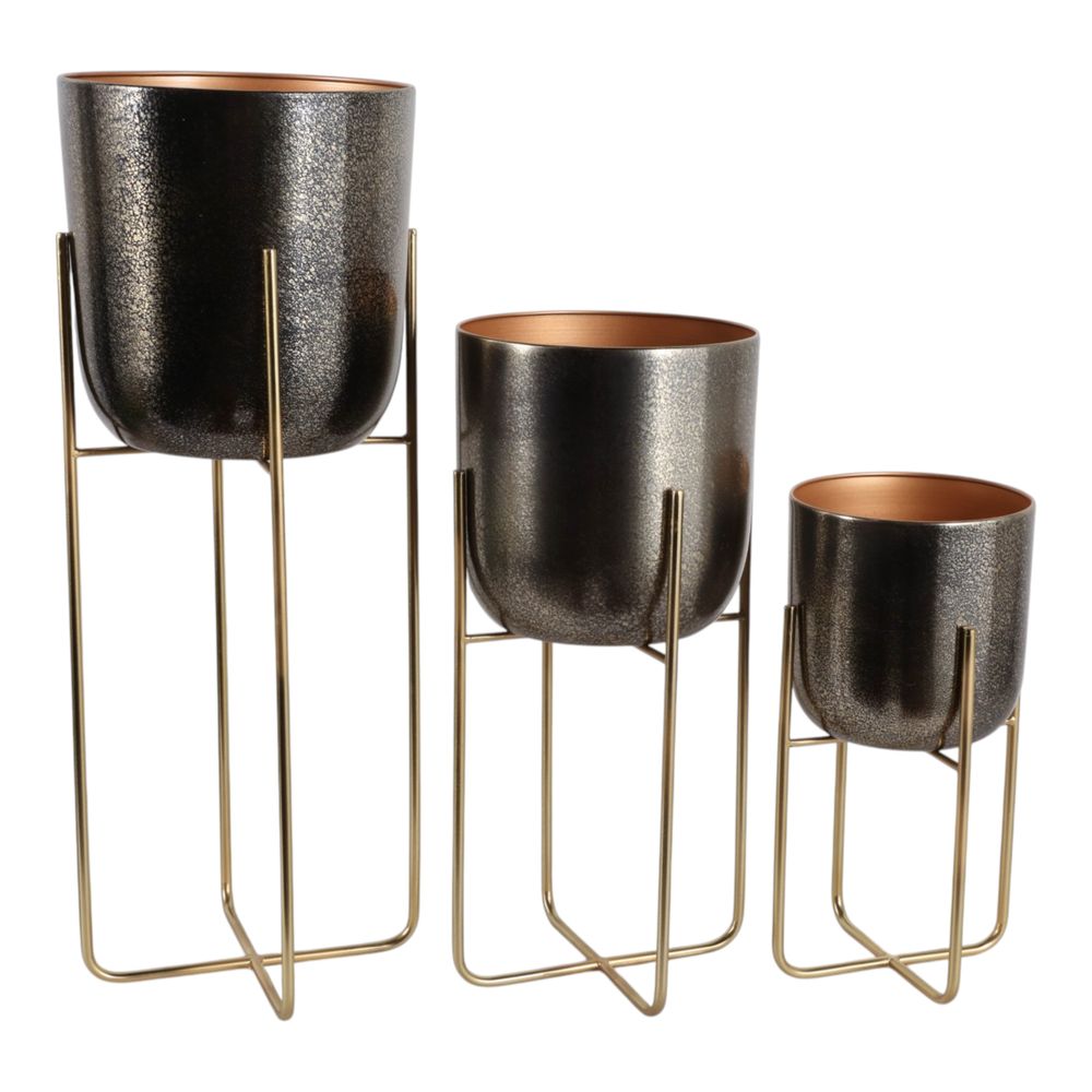 SKYECROSS SET OF 3 BRONZE PLANTER 27 (IN)