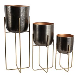 SKYECROSS SET OF 3 BRONZE PLANTER 27 (IN) 1