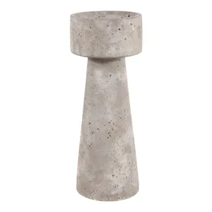 CARLIN GRAY CANDLE HOLDER 12 (IN) 4