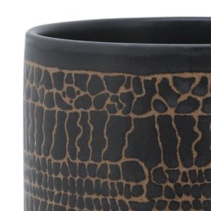 LANDONVIEW BLACK PLANTER 9 (IN) 7