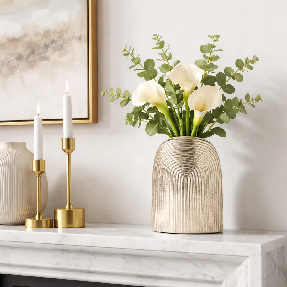 SAGECLIFF SILVER VASE 11 (IN)