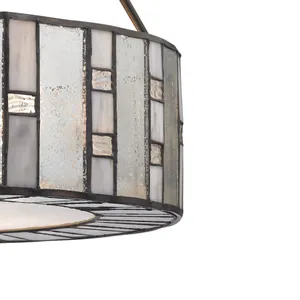 Ethan 18'' Wide 3-Light Chandelier - Tiffany Bronze 4