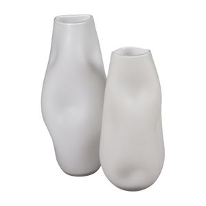 Dent Vase - Small White 2