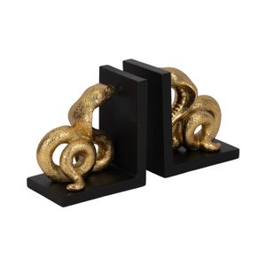 PAGEHOLM SET OF 2 BLACK BOOKENDS 6 (IN) 4