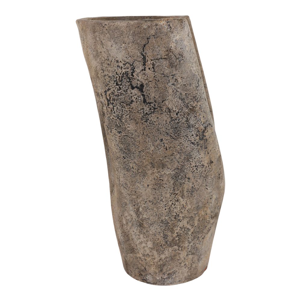 RUSHBROOK BROWN VASE 18 (IN)