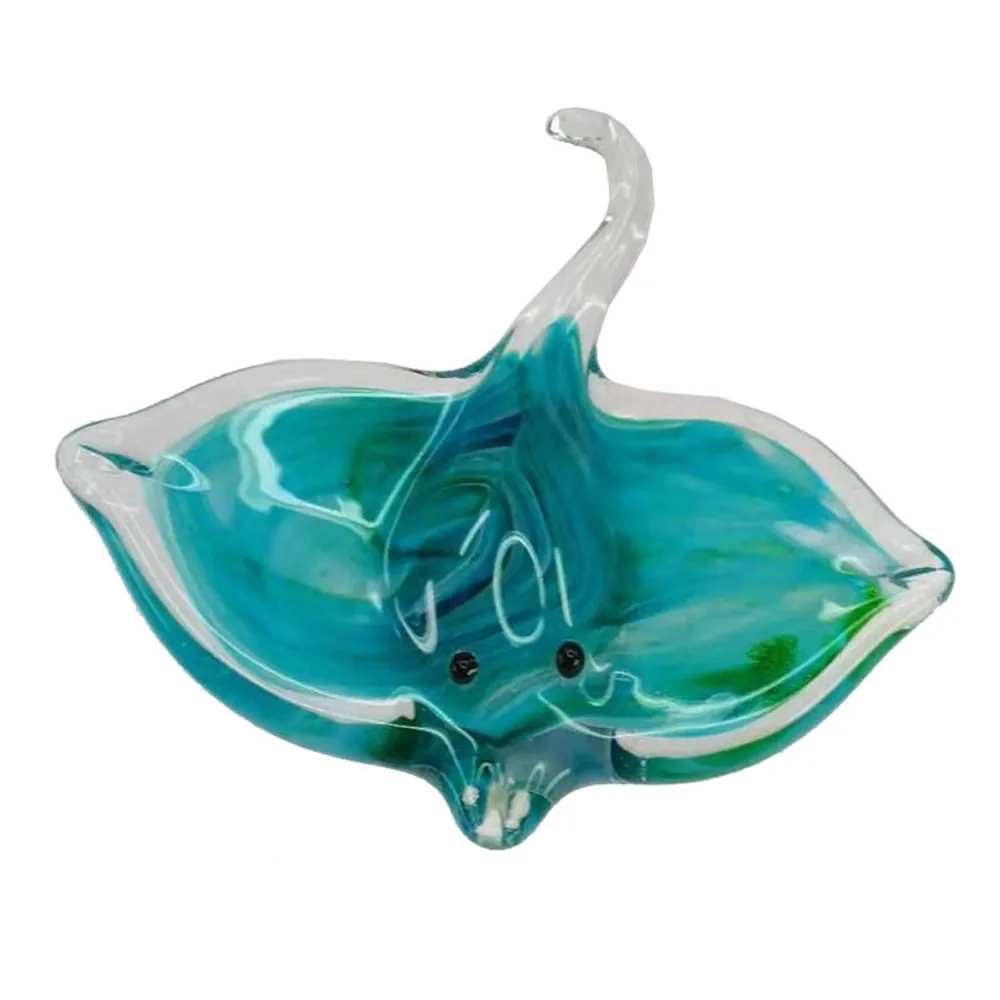 5-3/4" GLASS GREEN STINGRAY 360G