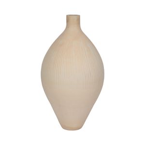 DRAKE IVORY GLASS VASE 19 (IN) 4
