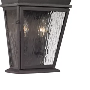 Forged Provincial 18'' High 2-Light Outdoor Sconce - Charcoal 4