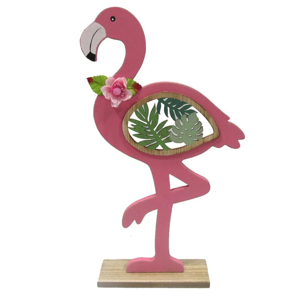 13-3/4" STANDING FLAMINGO